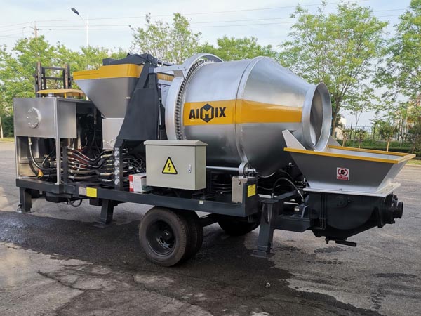ABJZ40C portable diesel concrete mixer pump