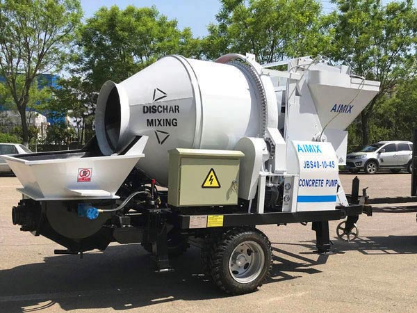 ABJZ40D portable electric concrete mixer pump