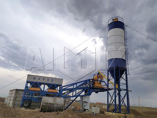 Mobile Concrete Batching Plant