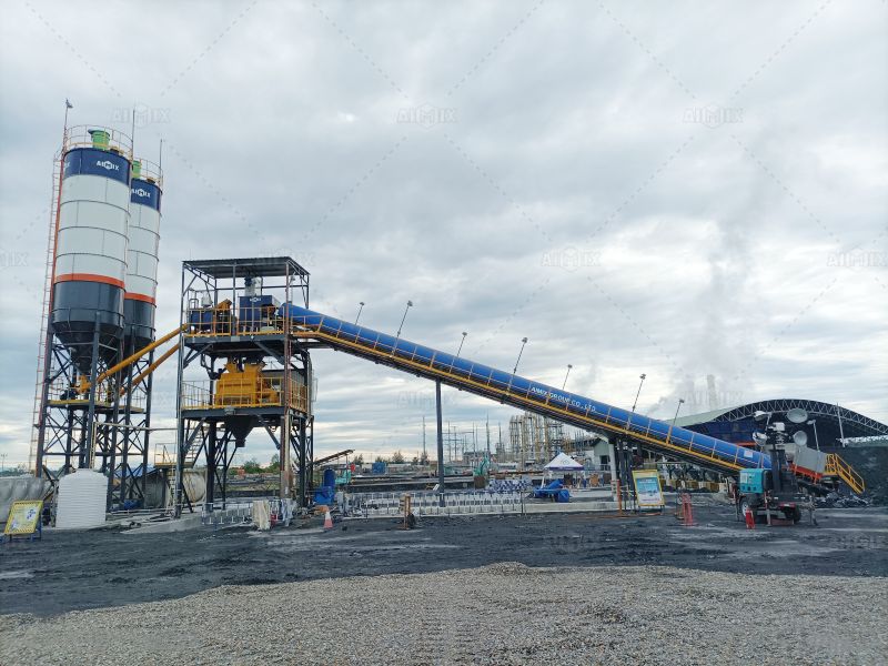 concrete batching plant for sale in Indonesia