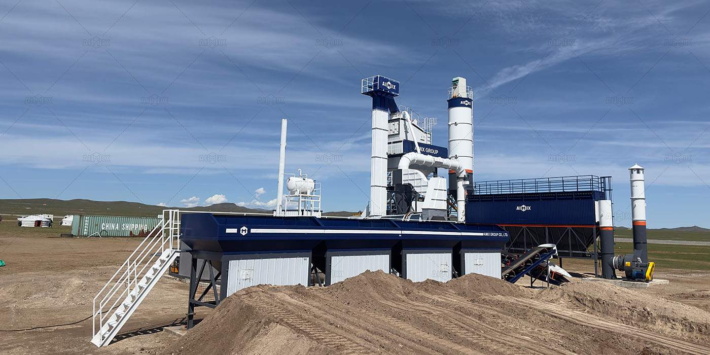 80tph asphalt mixing plant machinery for sale in Mongolia