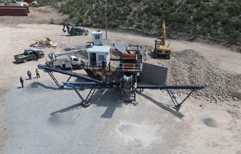 Mobile Stone Crushing Plant in Mexico for Aggregate Production