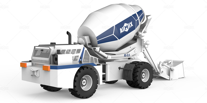 Large Self Loading Mixer Truck