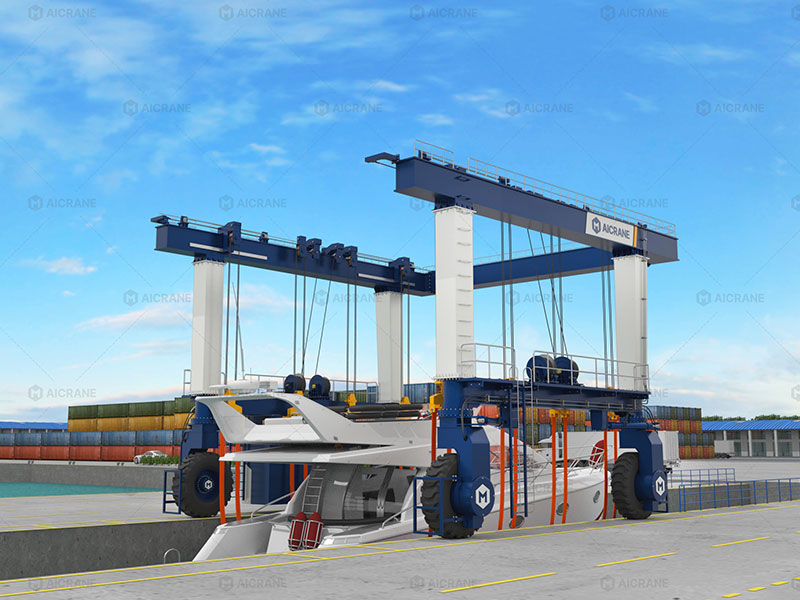 mobile boat travel lift